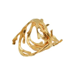 Bague Algue Dorée