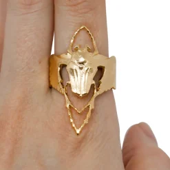 Bague Beetle Dorée
