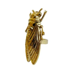 Bague Cicadas Dorée