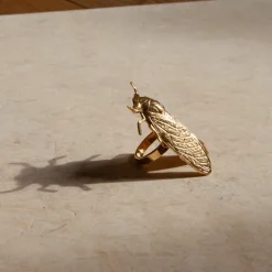 Bague Cigale Dorée