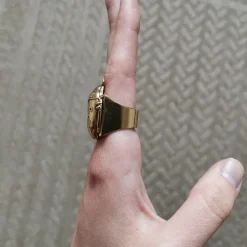 Bague Coccinelle Dorée