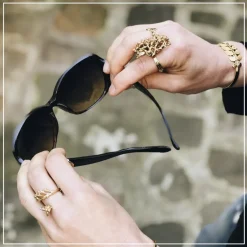 BAGUE CORAIL DOREE