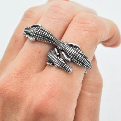 Bague Crocodile
