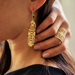Bague Dentelle Dorée