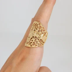 Bague Dentelle Dorée