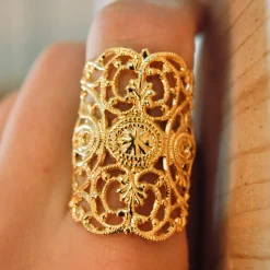 Bague Dentelle New Dorée