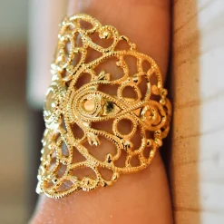 Bague Dentelle New Dorée