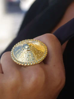 Bague Dôme Dorée