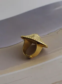 Bague Dôme Dorée