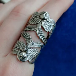 Bague Double Hirondelle