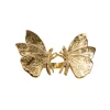 Bague Double Petit Papillon Dorée
