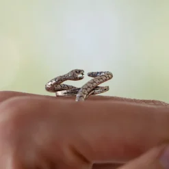 Bague Double Snake