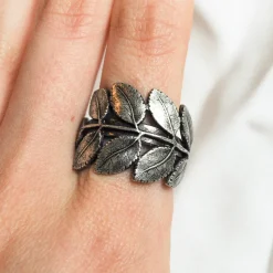 Bague Feuille d'Acacia