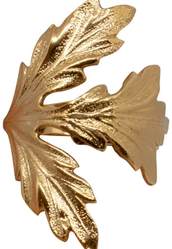 Bague Feuille d'Erable Dorée