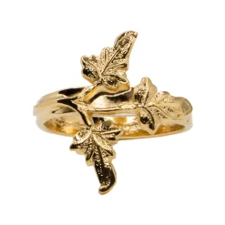 Bague Feuilles de Vigne Dorée