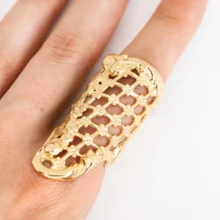 Bague Filigrane Dorée