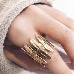 Bague Fougère Dorée