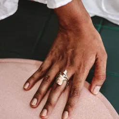 Bague Ginkgo Dorée