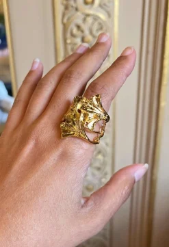 Bague Ginkgo Tao Dorée