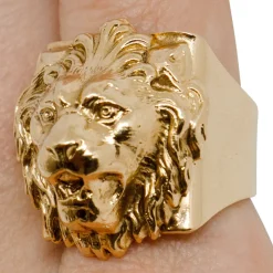 Bague Lion Dorée