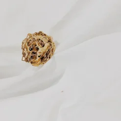 Bague Lion Dorée