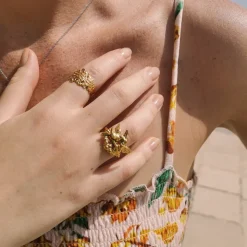 Bague Love Birds Dorée