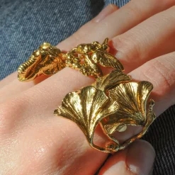 Bague Éléphant Dorée