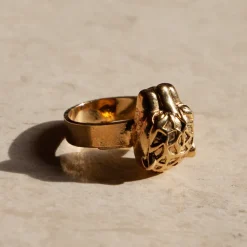 Bague Mini Panthère Dorée