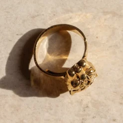 Bague Mini Panthère Dorée