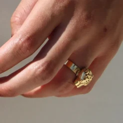 Bague Mini Panthère Dorée