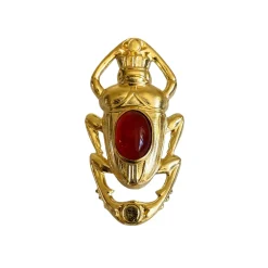 Bague Oscar Dorée Cornaline