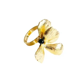 Bague Pansy Dorée