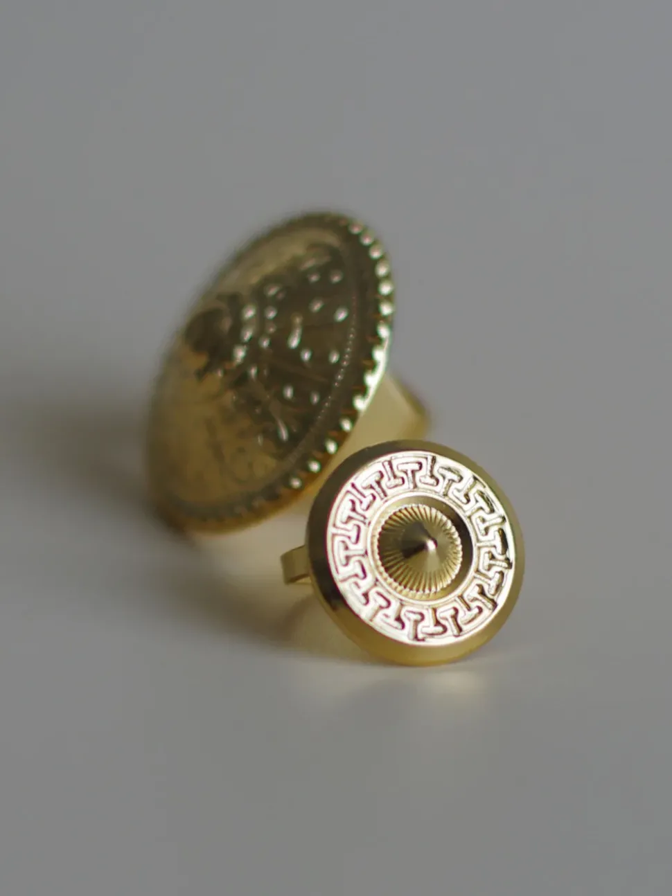 Bague Petit Dôme Dorée