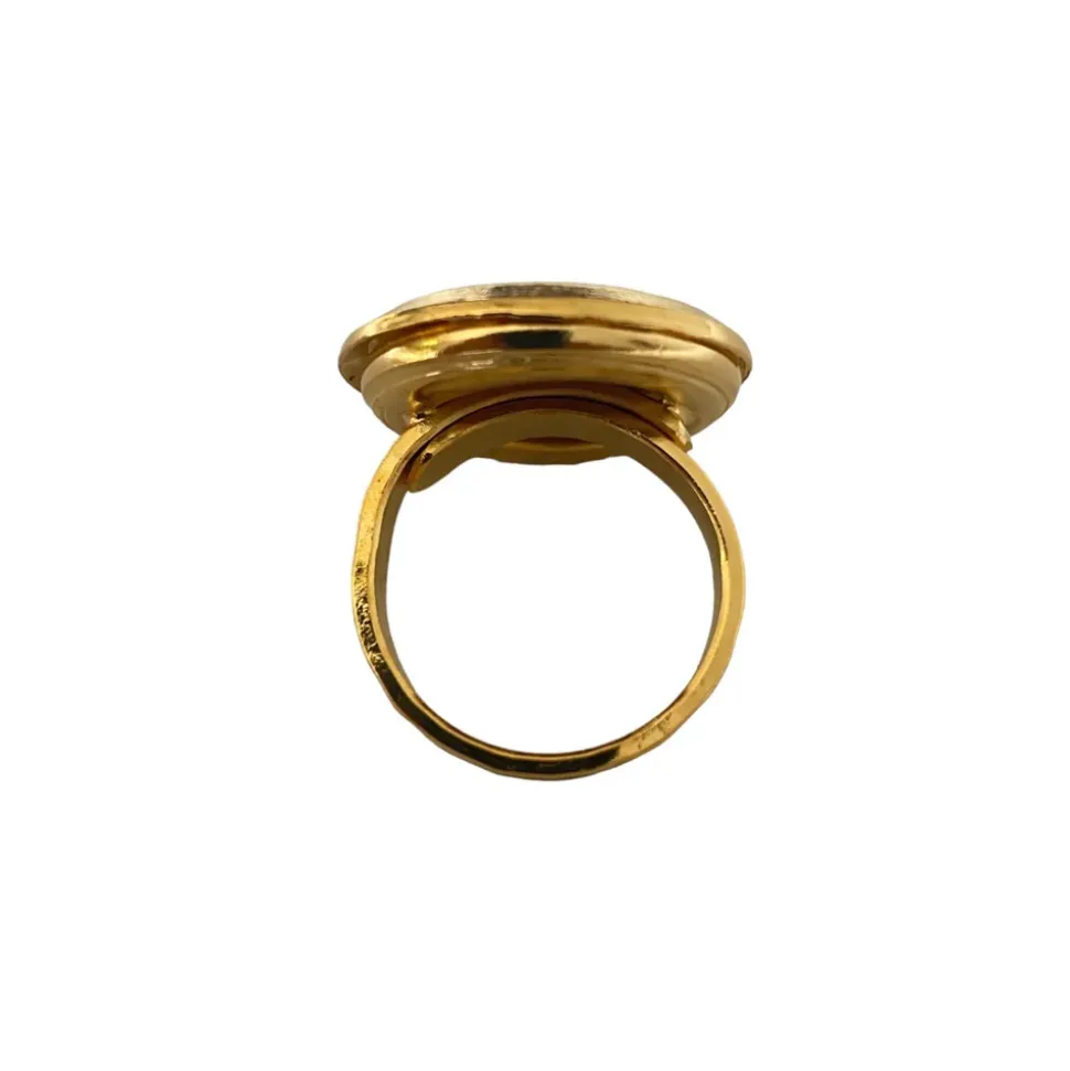 Bague Petit Dôme Dorée