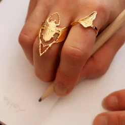 Bague Petit Ginkgo Dorée