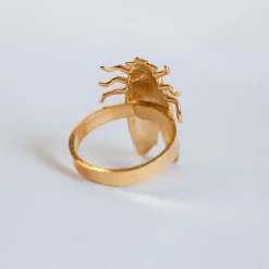 Bague Petite Cigale Cica dorée