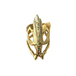 Bague Scarabée Ailée Dorée