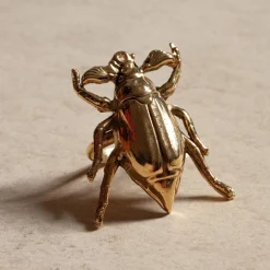Bague Scarabée Denisa Dorée