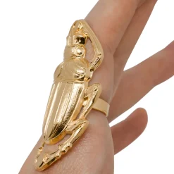 Bague Scarabée Oscar Dorée