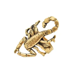 Bague Scorpion Dorée