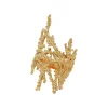 Bague Seaweed Dorée