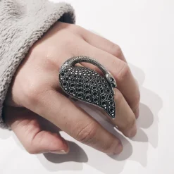 Bague Swan Dorée