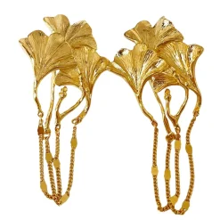 Boucles d'Oreiiles GinTao Tika Dorées