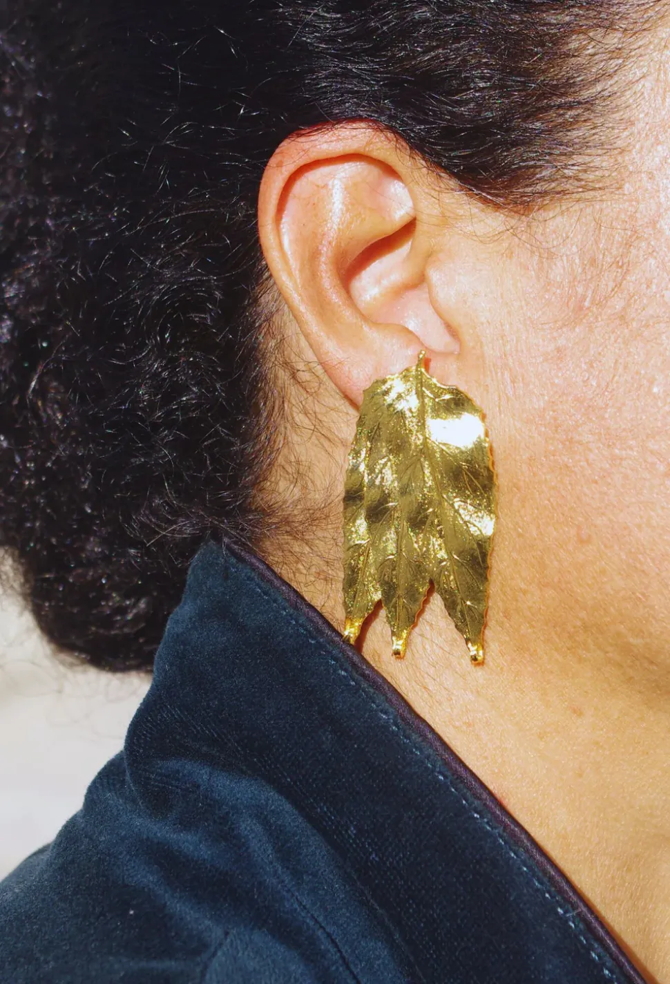 Boucles d'oreille Maryse Dorées