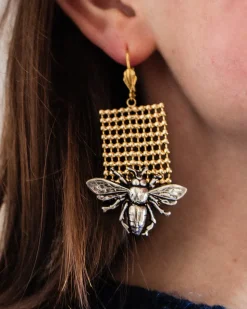Boucles d'Oreilles Adele Dorées