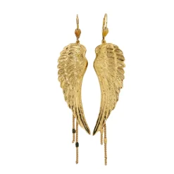 Boucles d'oreilles Aile Dorées