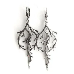Boucles d'oreilles Algue