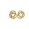 BOUCLES D'OREILLES ANNEAUX DOREES
