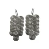 Boucles d'Oreilles Chrys Argentées