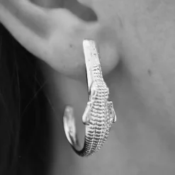 Boucles d'oreilles Crocodile